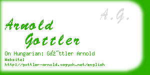 arnold gottler business card